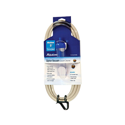 Aqueon - Siphon Vacuum Gravel Cleaner - Med - 5&quot;