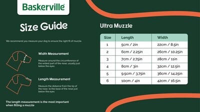 Company of Animals® Baskerville® Ultra Muzzle Size 6