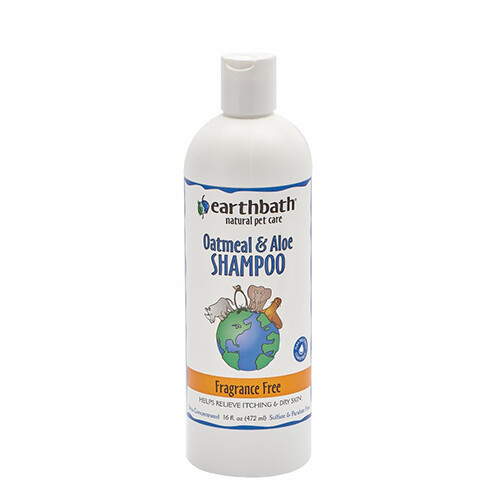 earthbath® Oatmeal &amp; Aloe Fragrance Free Shampoo 16 oz