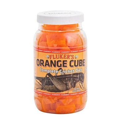 Flukers - Orange Cube-Complete Cricket Diet - 12oz
