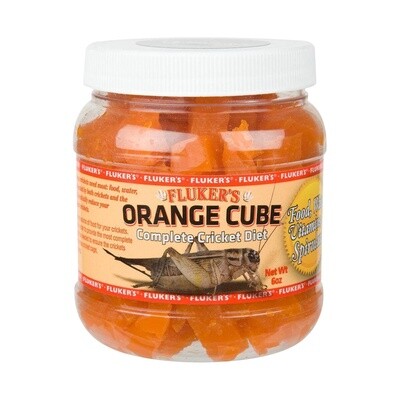 Flukers - Orange Cube-Complete Cricket Diet - 6oz