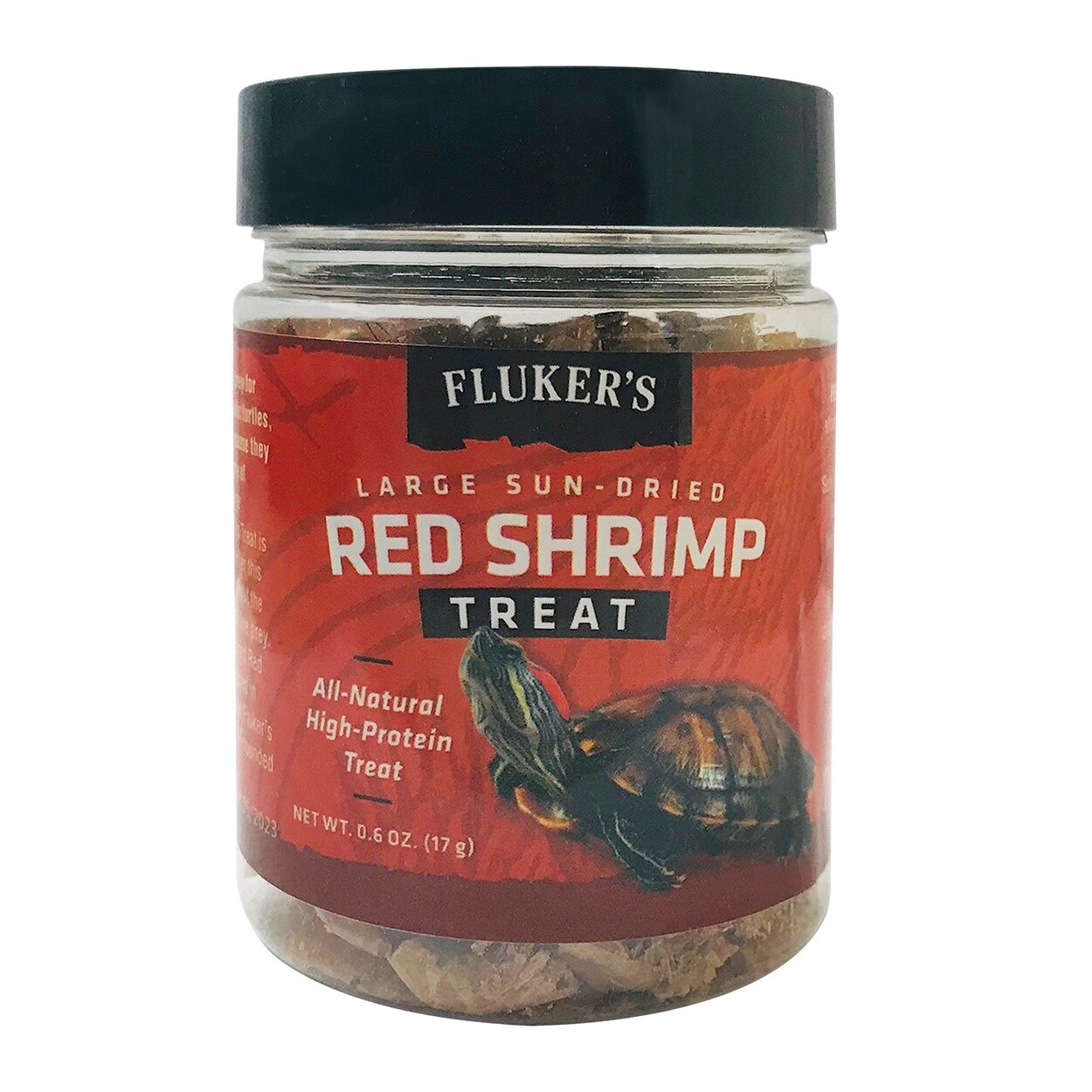 Flukers - Sun-Dried Large Red Shrimp Treat - 0.6 oz (17g)