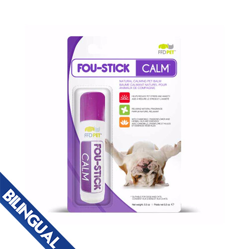 foufouBRANDS™ FFD Pet™ Fou-Stick Calm® Natural Calming Pet Balm for Dogs