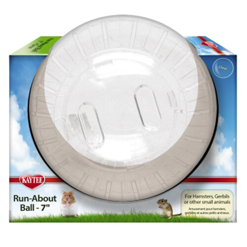 Kaytee - Run Around Ball 7&quot; Clear