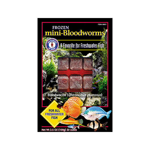 San Francisco Bay Brand® mini-Bloodworms Frozen Fish Food Cubes 3.5 oz
