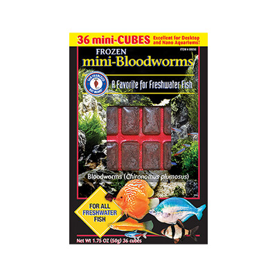 San Francisco Bay Brand® mini-Bloodworms Frozen Fish Food Cubes 1.75 oz