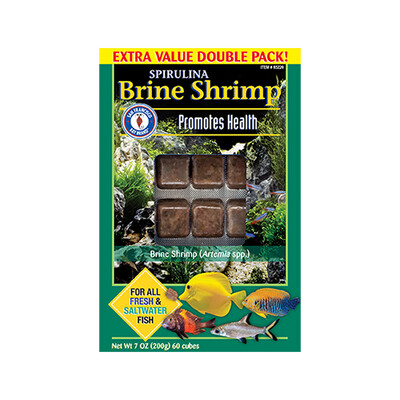 San Francisco Bay Brand® Spirulina Brine Shrimp Frozen Fish Food Cubes 7 oz