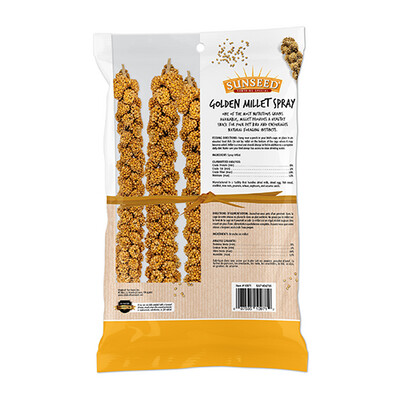 Sunseed® Golden Millet Spray Natural Treat 7 oz Bag (12 ct)