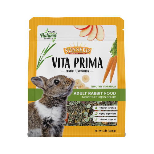 Sunseed - Vita Prima - Adult Rabbit Food - Timothy Formula - 4lb