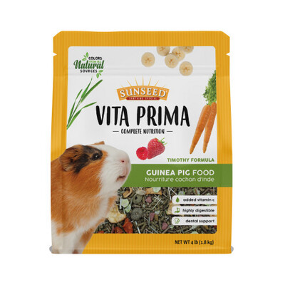 Sunseed - Vita Prima - Guinea Pig Food - Timothy Formula - 4lb