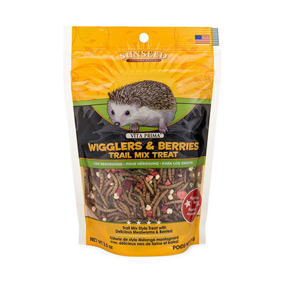 Sunseed - Vita Prima - Hedgehog Treat - Wigglers &amp; Berries - 2.5oz