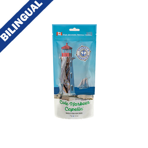 This &amp; That® Sydney&#39;s Harbour Cole Harbour Capelin Whole Fish for Dogs 71g