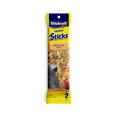 Vitakraft® Crunch Sticks Apple & Honey Flavor Treat for Parrots 5.5 oz