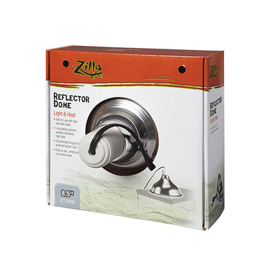 Zilla® Dome Reflector Silver Ceramic 8.5&quot;
