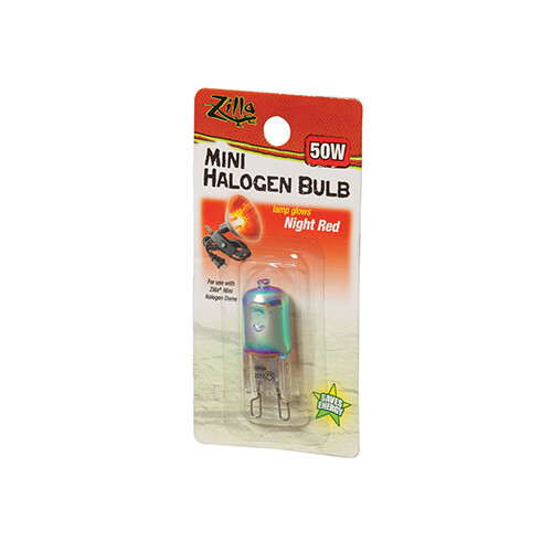 Zilla - Mini Halogen Bulb - Red - 50W