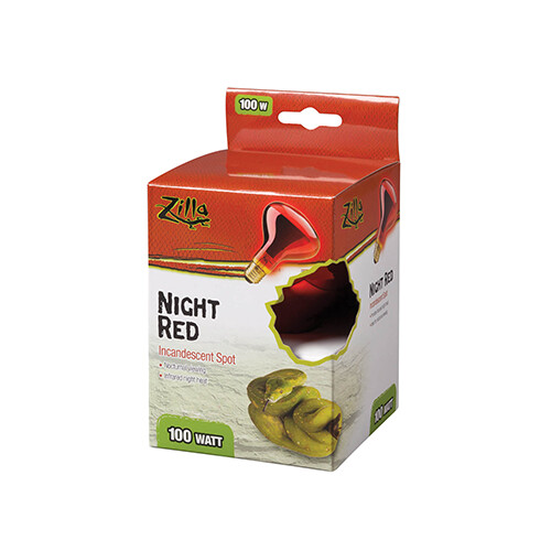Zilla® Incandescent Spot Bulbs Night Red 100 W
