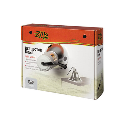 Zilla® Dome Reflector Silver Ceramic 5.5&quot;
