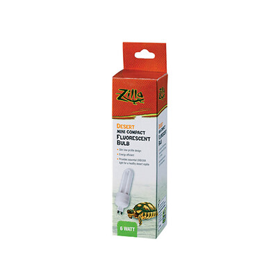 Zilla® Mini Compact Fluorescent Bulbs G9 6 Watt Desert