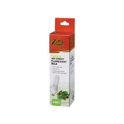 Zilla® Mini Compact Fluorescent Bulbs G9 6 Watt Tropical