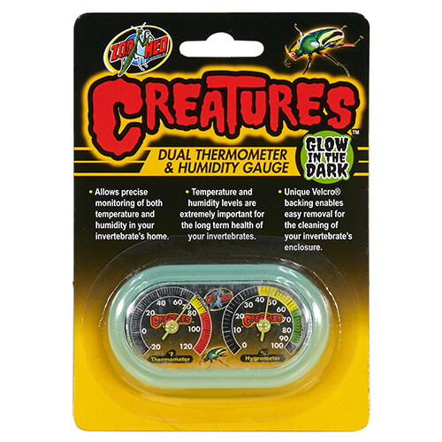 ZooMed - Creatures - Dual Thermometer &amp; Humidity Gauge