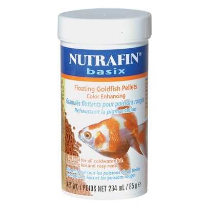 Nutrafin basix Floating Goldfish Pellets, 85 g (3 oz)
