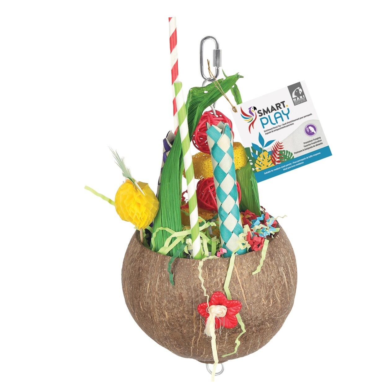 HARI SMART.PLAY Enrichment Parrot Toy - Colada
