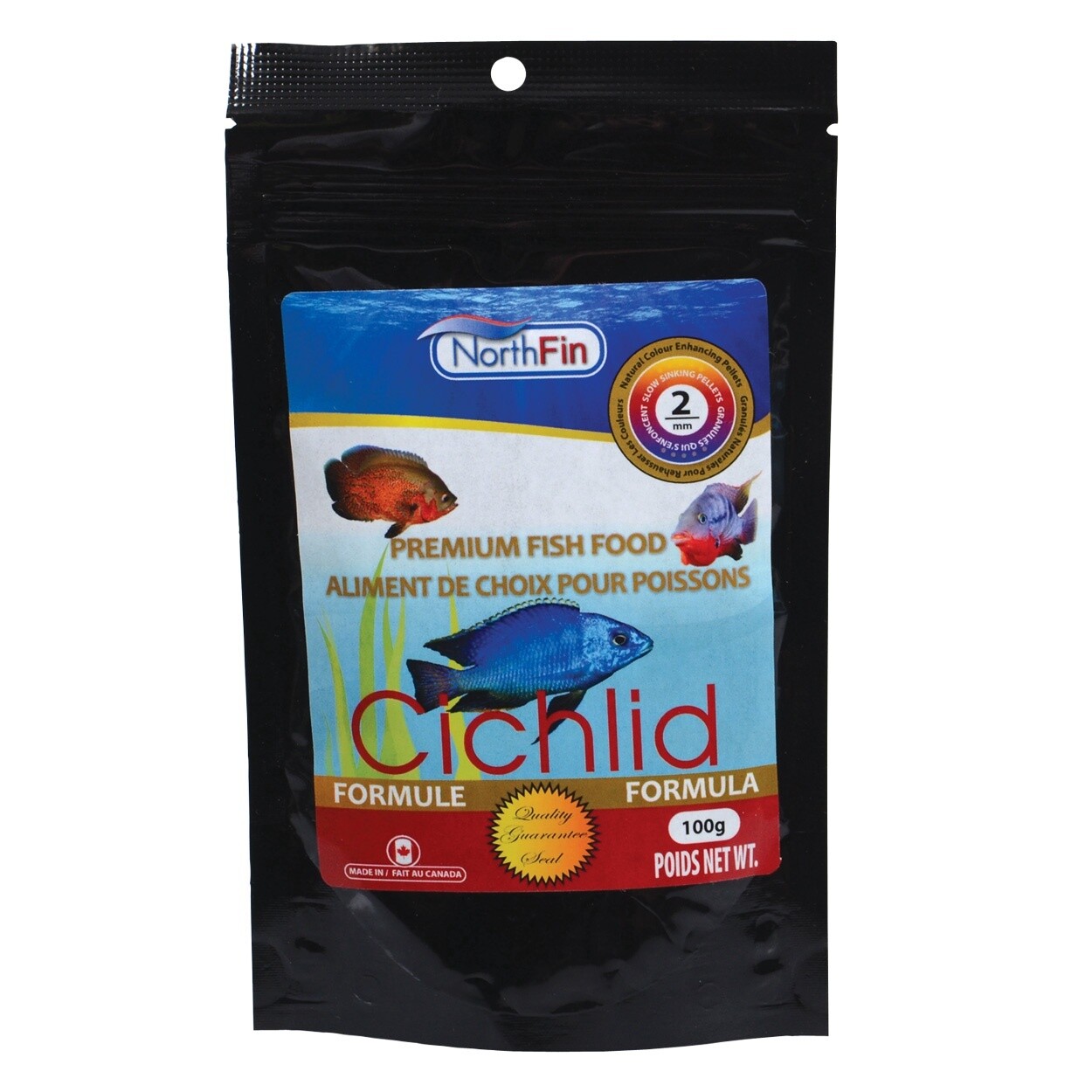 Northfin - Cichlid Formula - 2 mm Sinking Pellets - 100 g