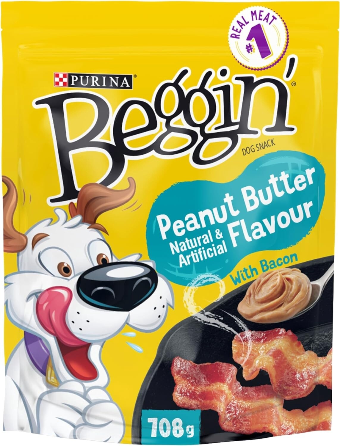 Purina - Beggin&#39;Strips - Peanut Butter - 708g