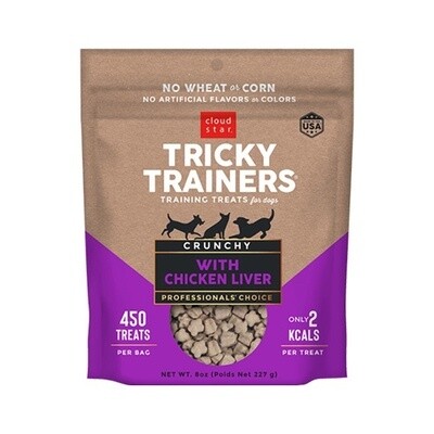 Cloud Star® Tricky Trainers® Crunchy Liver Dog Treat 8 oz