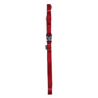 Zeus Nylon Leash - Deep Red - Medium - 1.2 m (4 ft)