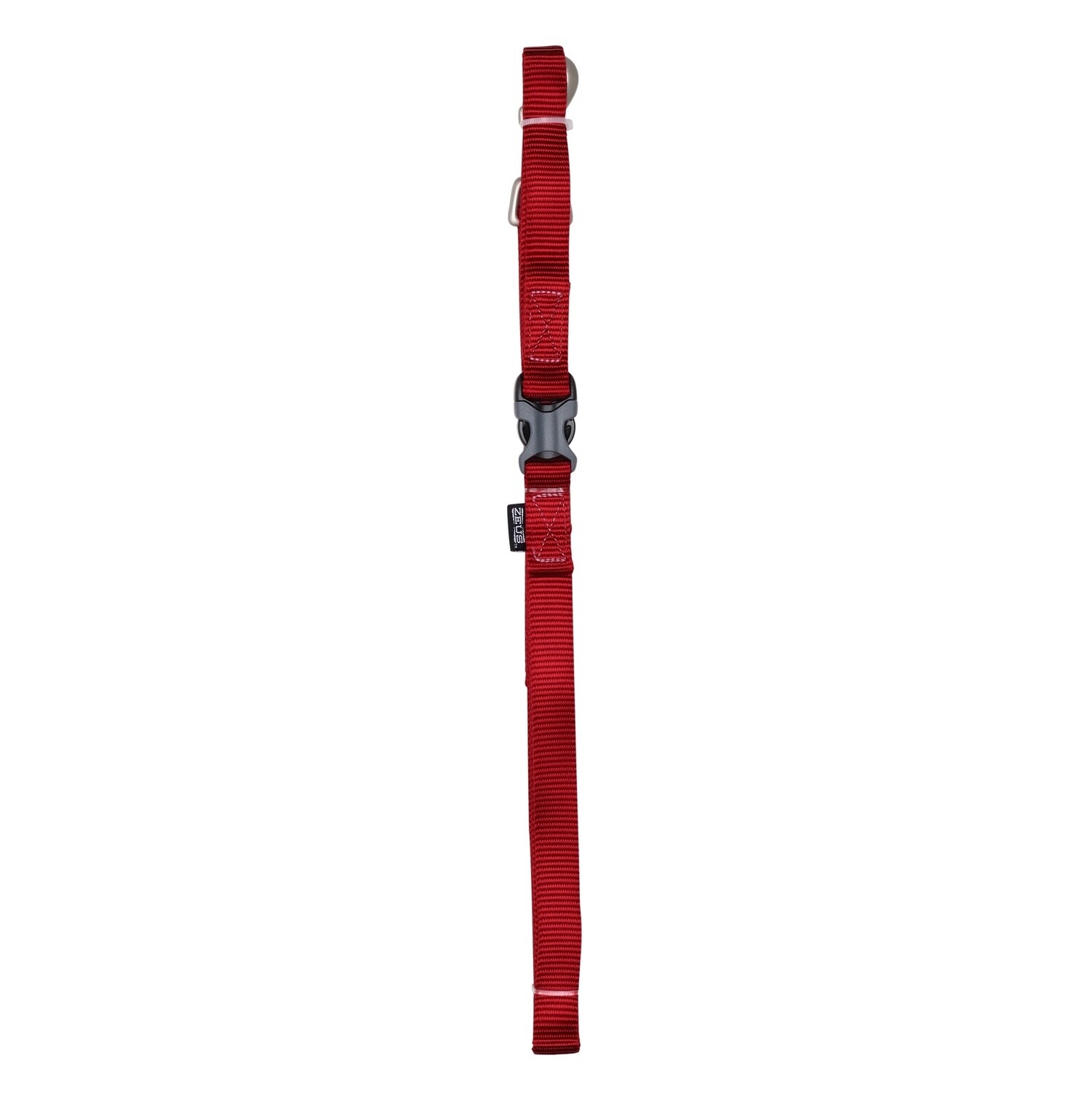 Zeus Nylon Leash - Deep Red - Large - 1.8 m (6 ft)