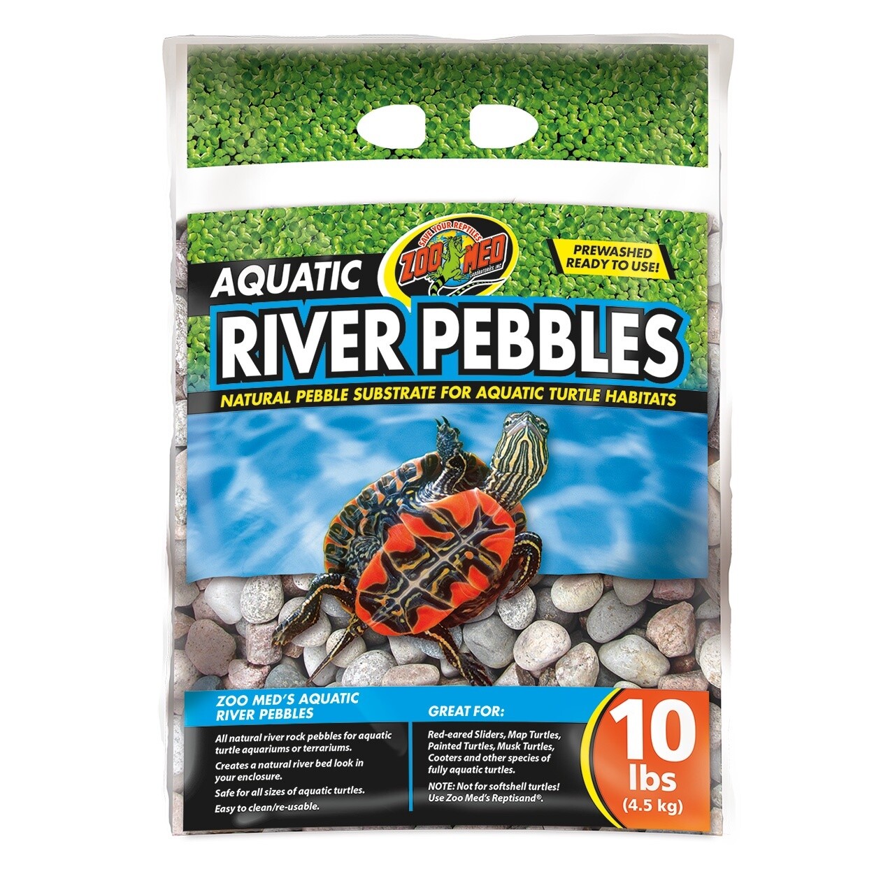 Zoomed - Aquatic River Pebbles - 10lb