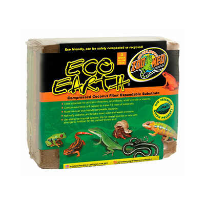 Zoo Med™ Eco Earth® Coconut Fiber Substrate 3 Pack