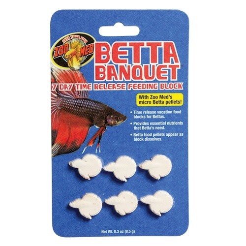 ZooMed - Betta Banquet - 7 day time release feeding block