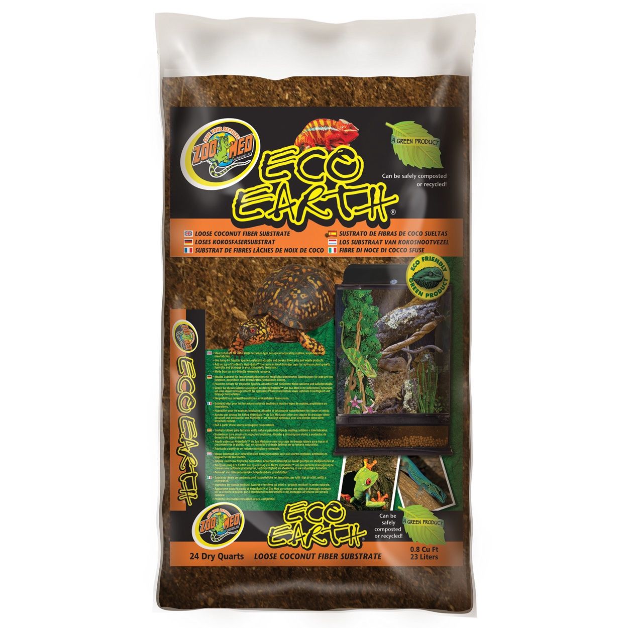 Zoo Med Eco-Earth Loose Coconut Fiber Substrate - 24 qt