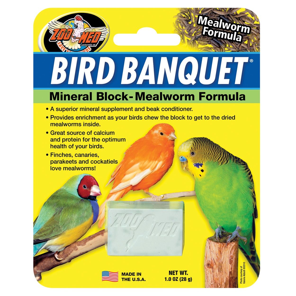 ZooMed - Bird Banquet - Mineral Block with Mealworms