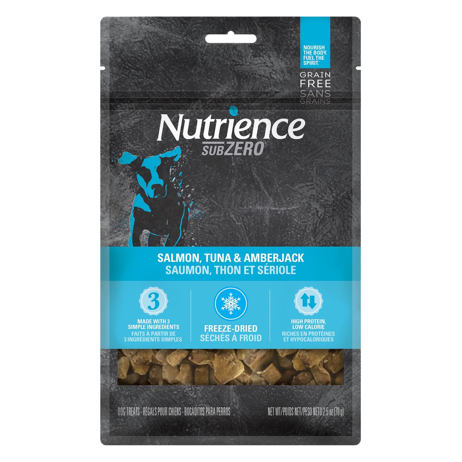 Nutrience Grain Free Subzero Freeze-Dried Canadian Pacific Treats - Salmon, Cod and Hake - 70 g (2.5 oz)