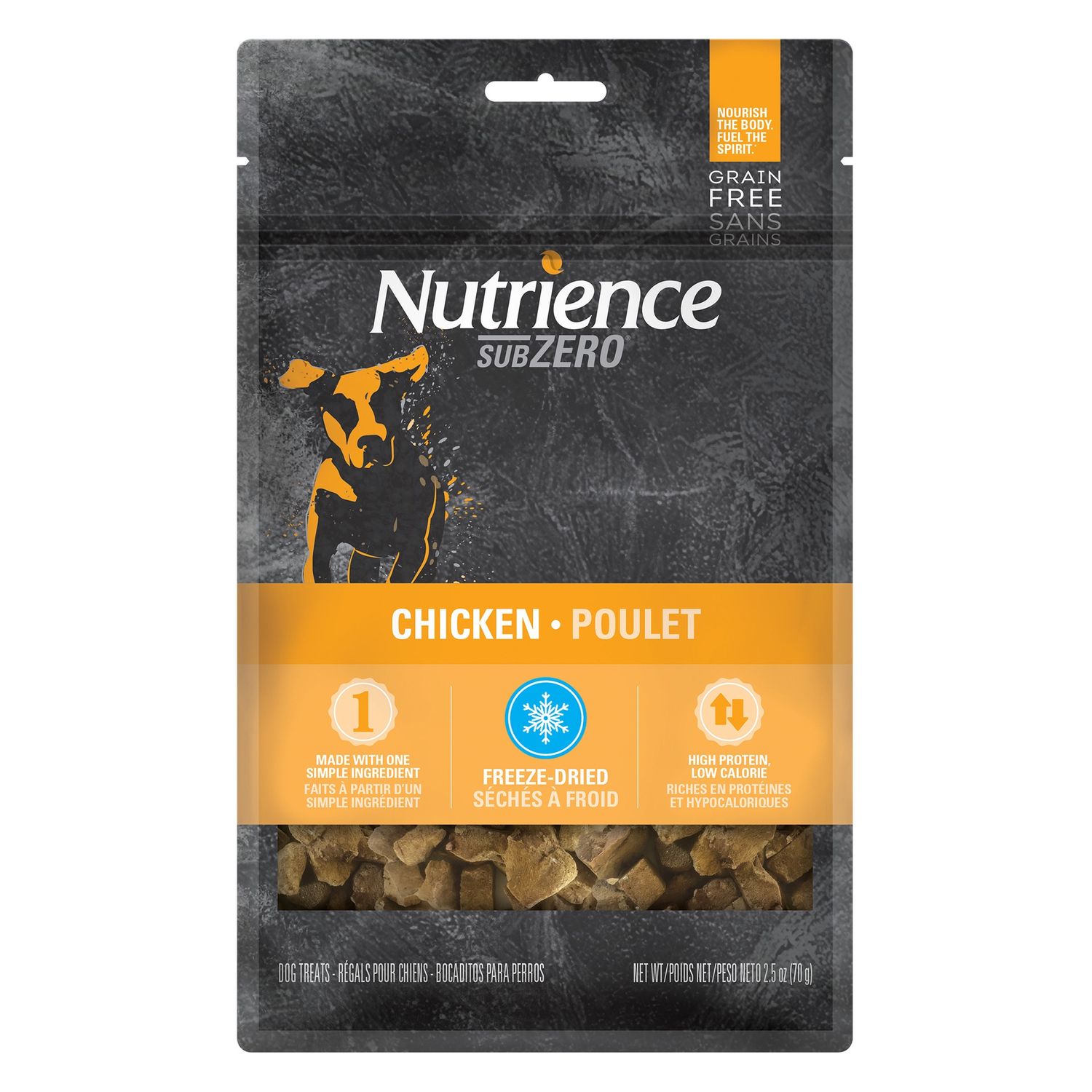 Nutrience Grain Free Subzero Freeze Dried Single Protein Treats - Chicken - 70 g (2.5 oz)