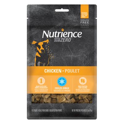 Nutrience Grain Free Subzero Freeze Dried Single Protein Treats - Chicken - 70 g (2.5 oz)