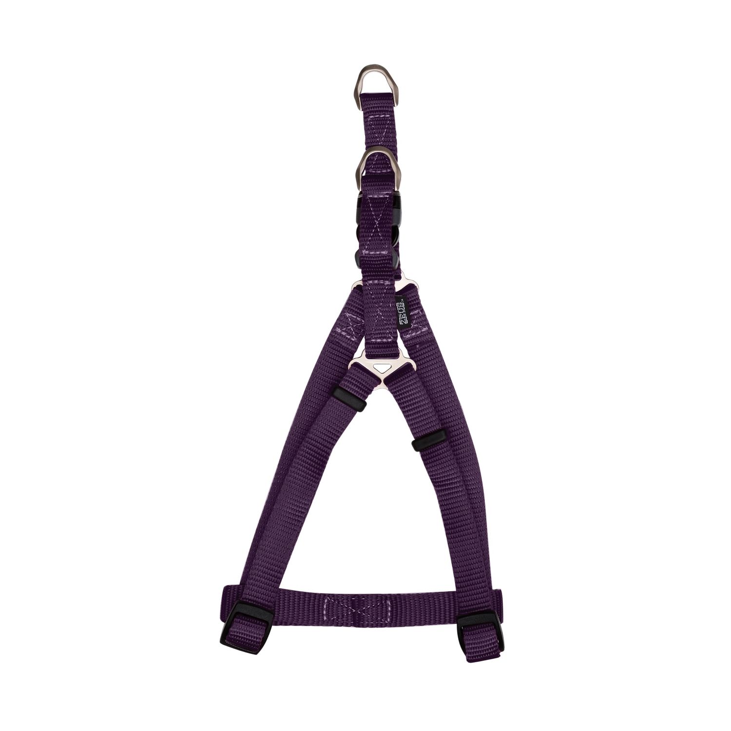 Zeus Nylon Step-In Dog Harness - Royal Purple - Medium - 1.5 cm x 44 cm-55 cm (1/2in x 17in-22in)