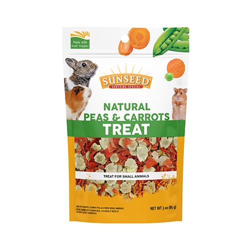 Sunseed® Natural Peas &amp; Carrot Small Animal Treat 3.5oz