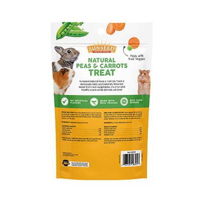 Sunseed® Natural Peas &amp; Carrot Small Animal Treat 3.5oz
