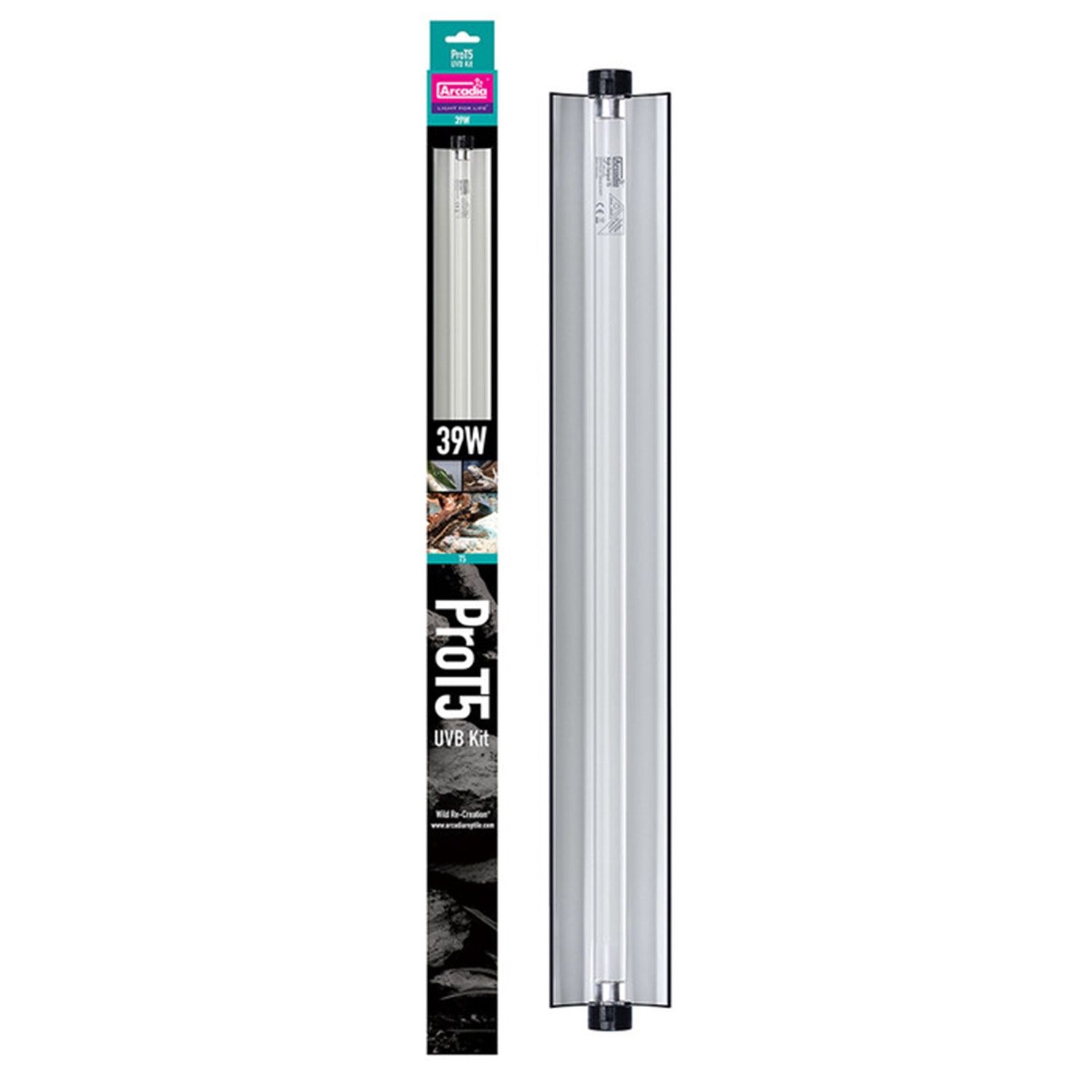 Arcadia Pro T5 UVB Lighting Kit - 39W - Dragon