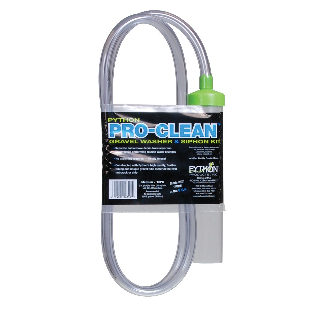 Python - Pro-Clean Gravel Washer &amp; Siphon Kit - Medium