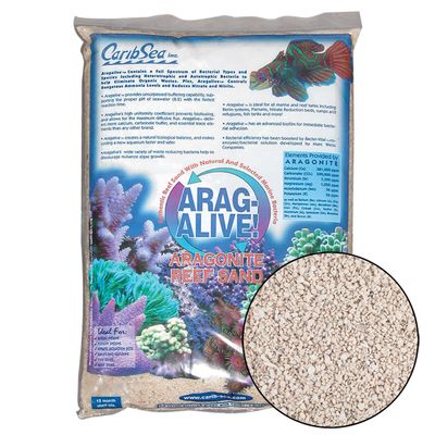 Caribsea - Arag-Alive! Special Grade Reef Sand - 20 lb