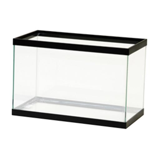 Aqueon - Standard Aquarium - Black Frame - 5.5 gal - Clear Silicone