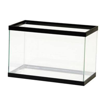 Aqueon - Standard Aquarium - Black Frame - 5.5 gal - Clear Silicone