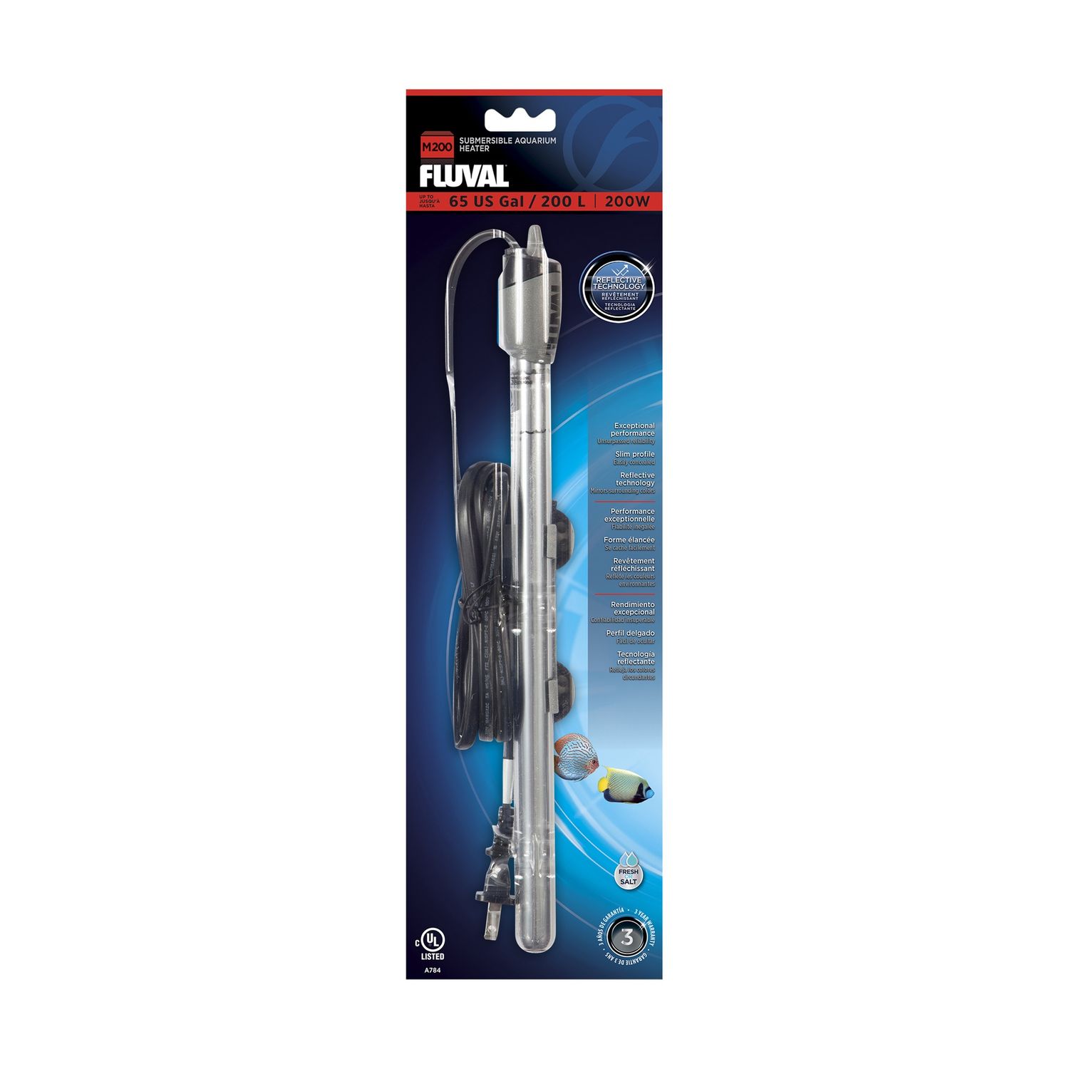 Fluval M200 Submersible Heater - 200 W