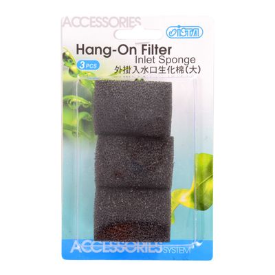 Ista - Hang-On Filter Inlet Sponge - Large - 3 pk