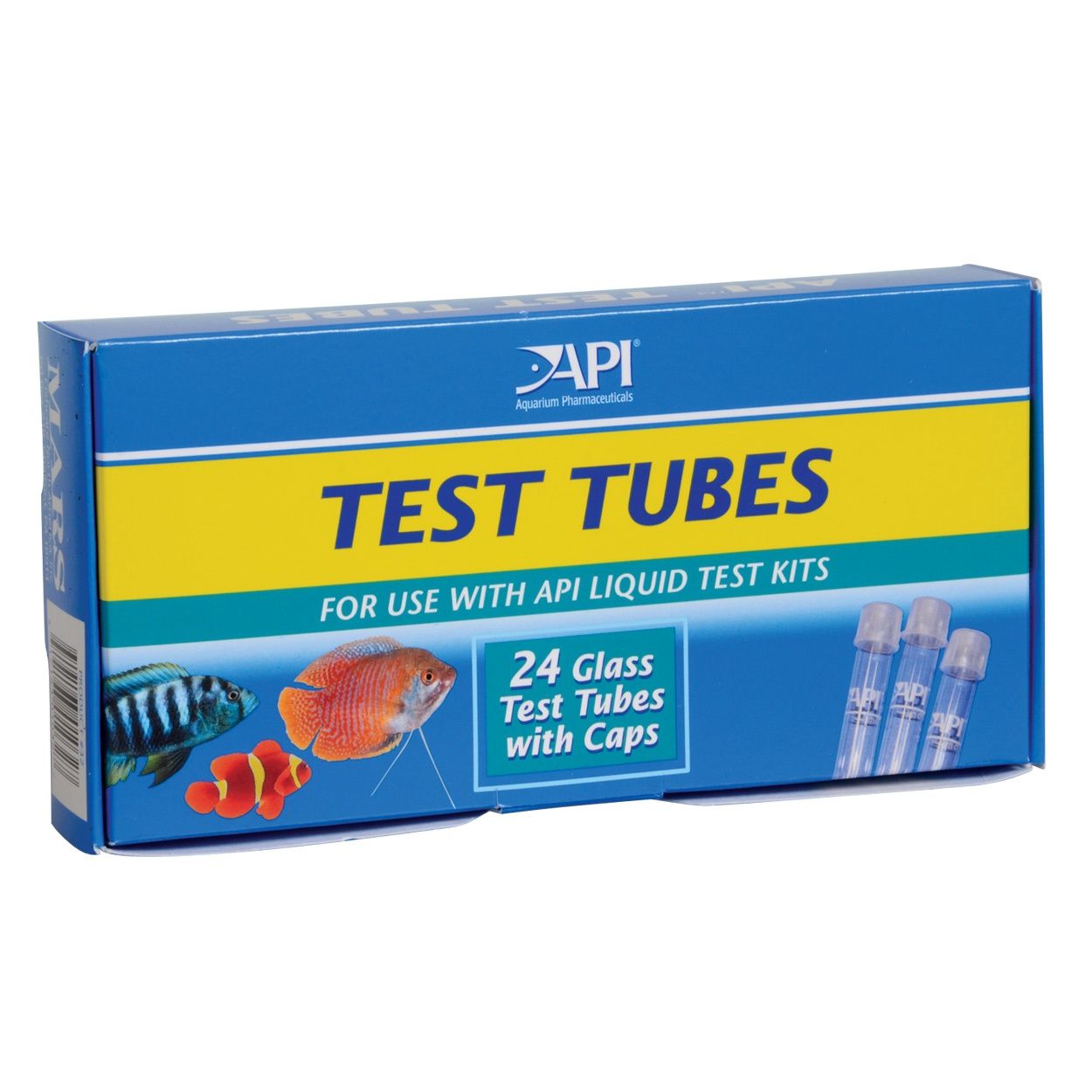 API Test Tubes with Caps - 24 pk